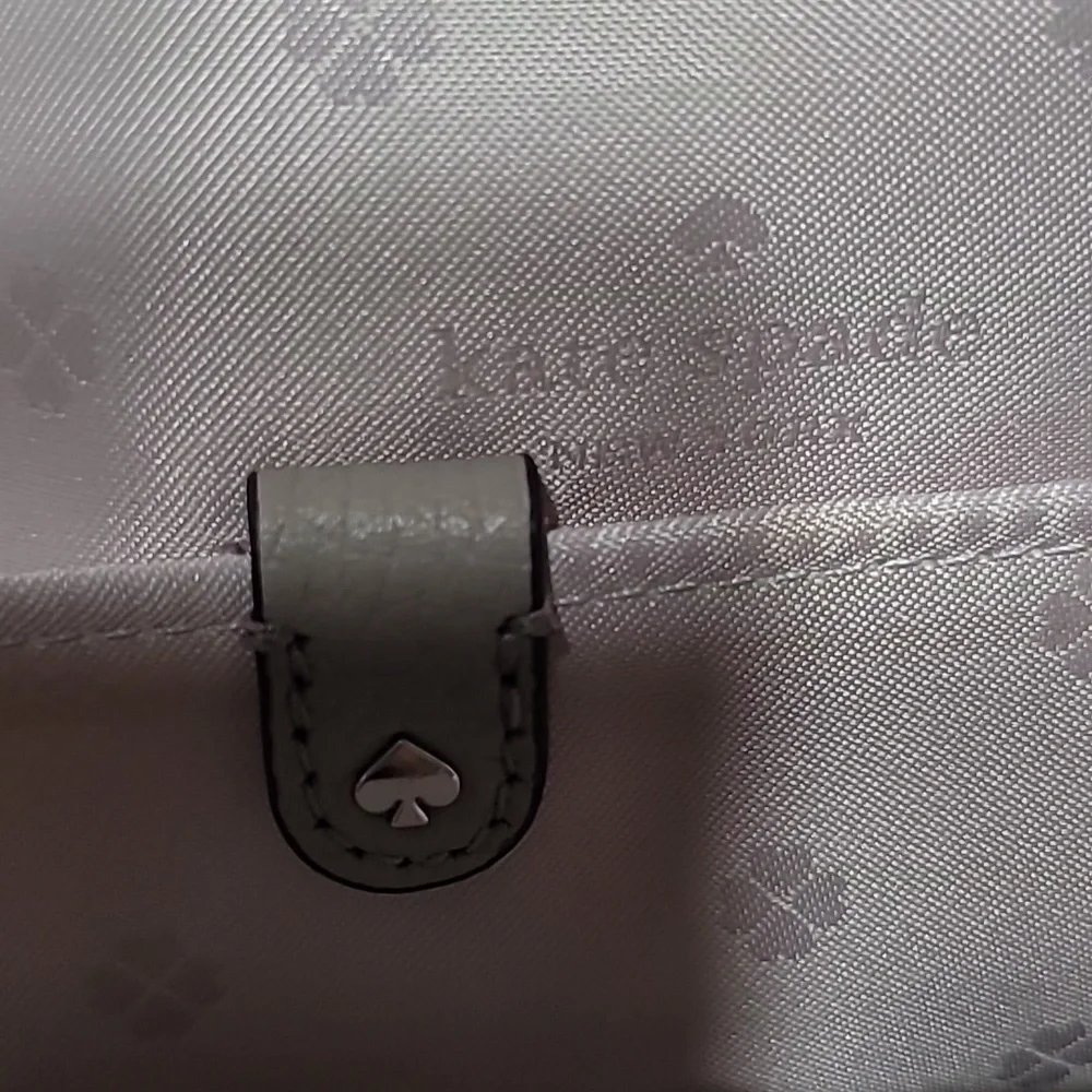 Kate Spade New York Polly Light Grey Backpack Purse Bag ๐ - Picture 14 of 16